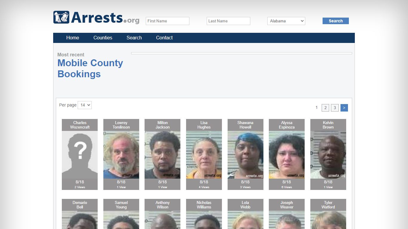 Mobile County Arrests and Inmate Search